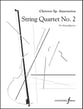 String Quartet #2 Score and Parts cover